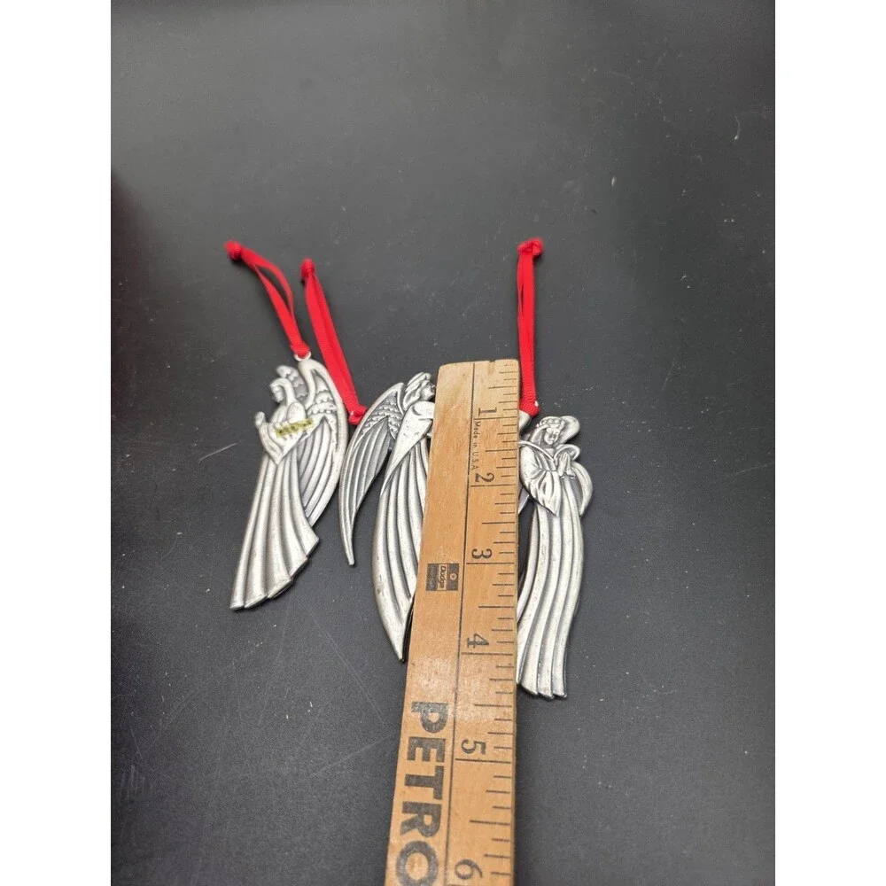 VINTAGE 1994 HOME FOR THE HOLIDAYS ANGEL ORNAMENTS - SET OF 3